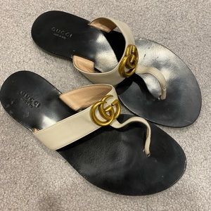 Gucci Leather Thong Sandal